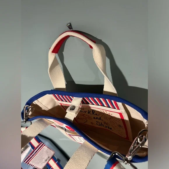 BRIGHTON Red White And You Mini Tote NWOT - Picture 10 of 10